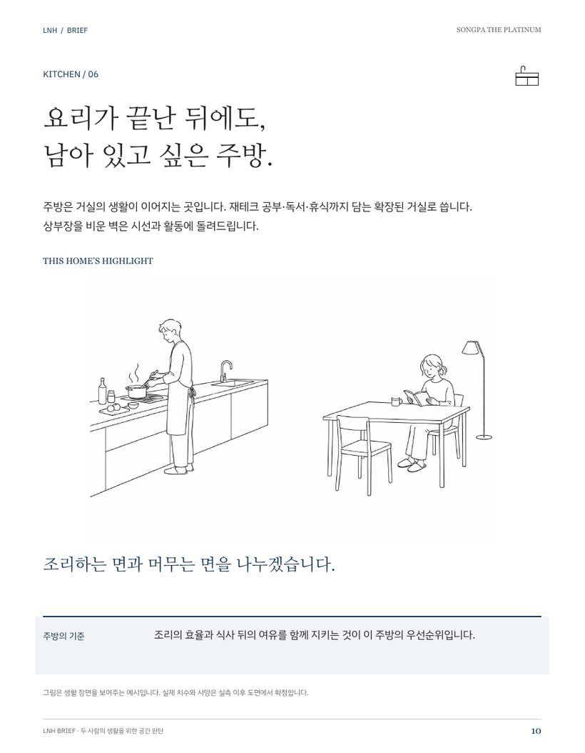 주방에 대한 판단을 담은 Brief Report 10쪽